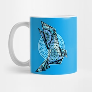 Mandala Bird Monochromatic Mug